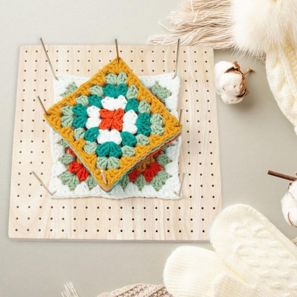 Blockningsbräda / Virkplatta – Blocking board för Virkning