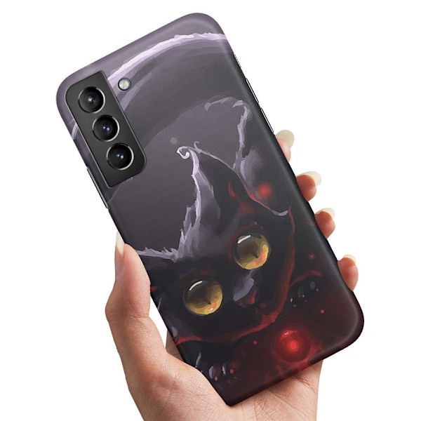 Samsung Galaxy S21 FE 5G - Skal/Mobilskal Svart Katt multifärg