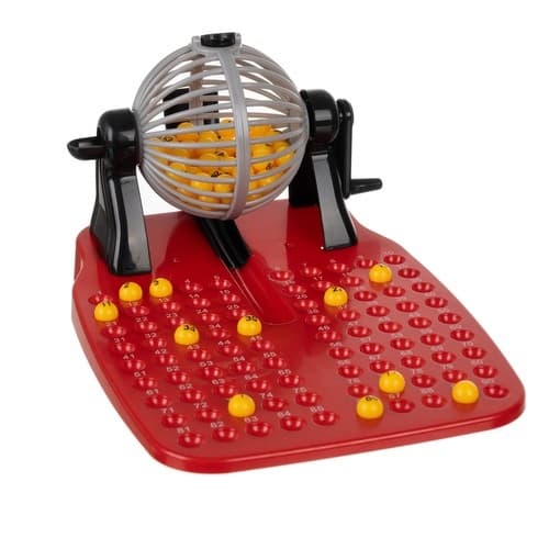 Bingo Set med Bingohjul för Sällskapsspel