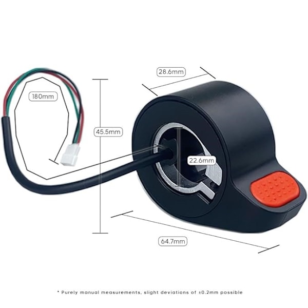 Accelerator for Xiaomi Elektrisk Sparkesykkel - M365 Pro/Pro 2