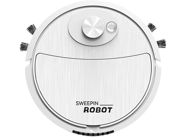 Städrobot elektrisk dammsugare sladdlös borste Vit