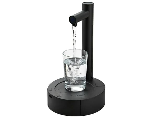 Vattenpump dispenser USB flaska Black