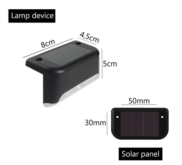 Solcellsbelysning för trappor och staket - Solcell 32-Pack