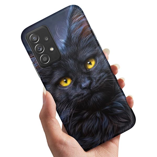 Samsung Galaxy A13 4G - Skal/Mobilskal Svart Katt