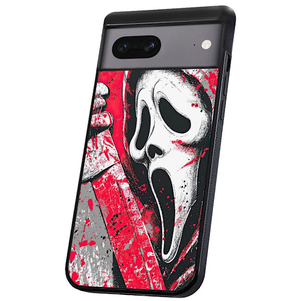 Google Pixel 7 - Deksel/Mobildeksel Scream Ghostface