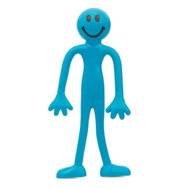 Rörlig Leksaksfigur / Böjbar Gubbe - Smiley multifärg