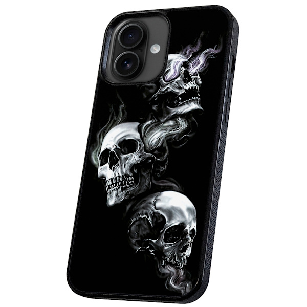 iPhone 16 Plus - Deksel/Mobildeksel Skulls