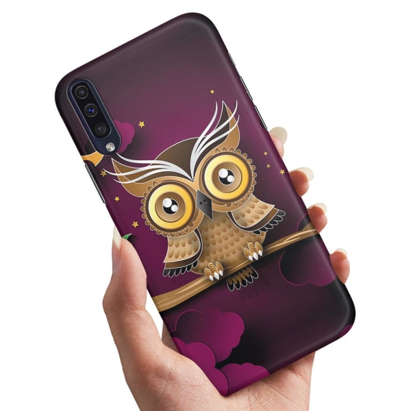 Xiaomi Mi 9 - Cover/Mobilcover Lysbrun Ugle