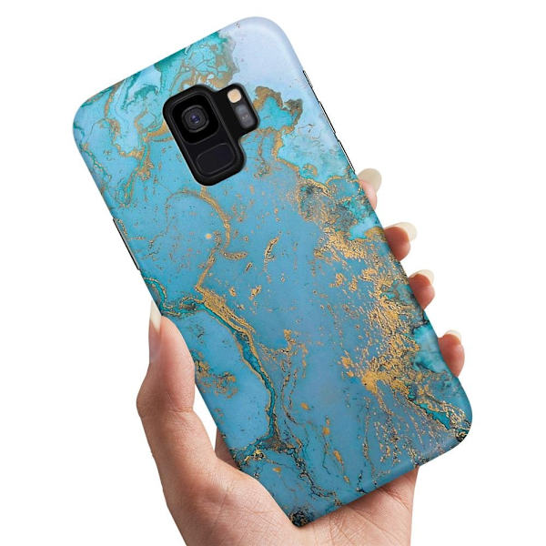 Deksel / Mobildeksel til Samsung Galaxy S9 - Marmor Multicolor