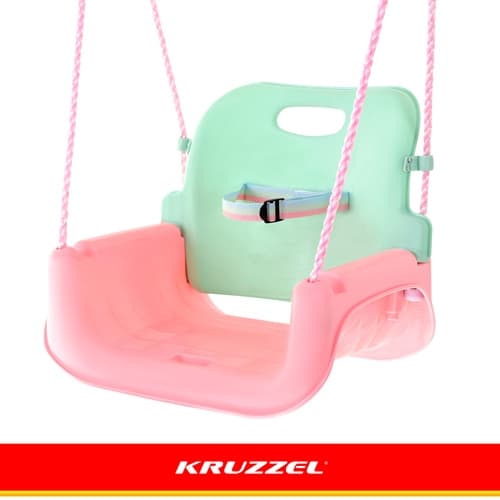 Babygunga 3-i-1 / Barngunga - Gunga för barn Light pink