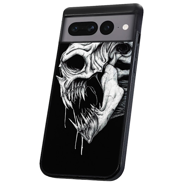 Google Pixel 9 Pro XL - Skal/Mobilskal Döskalle Monster