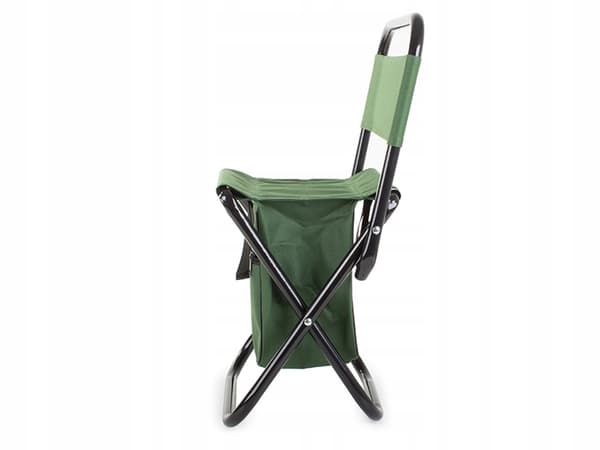 Sammenklappelig Stol med Opbevaringstaske – Campingstol Green