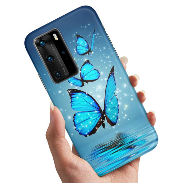 Huawei P40 Pro - Skal/Mobilskal Glittrande Fjärilar