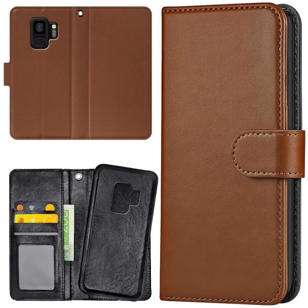 Samsung Galaxy S9 - Mobilcover/Etui Cover Brun Brown
