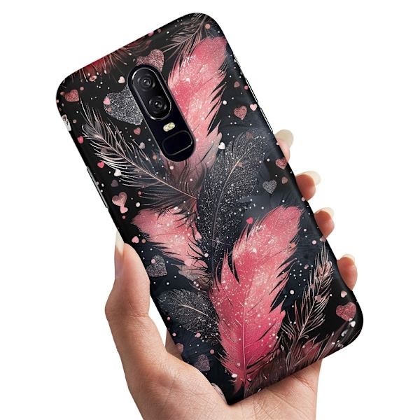 Skal / Mobilskal till OnePlus 8 - Feathers