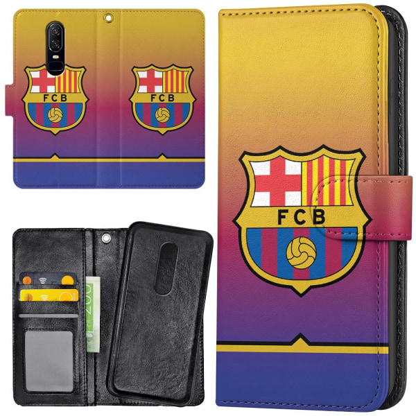 OnePlus 7 - Plånboksfodral/Skal FC Barcelona