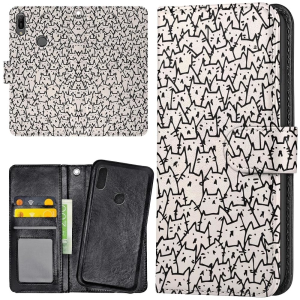 Huawei Y6 (2019) - Mobilcover/Etui Cover Katgruppe