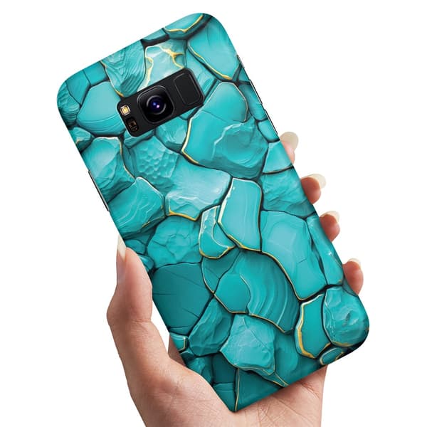 Deksel / Mobildeksel til Samsung Galaxy S8 Plus - Stones