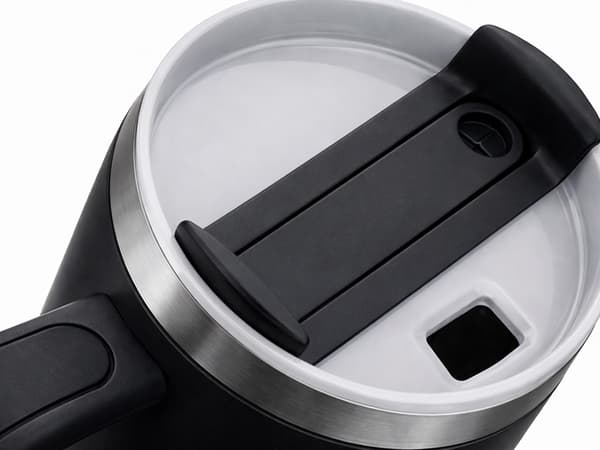 Termosmugg 1.2 L med sugrör Black