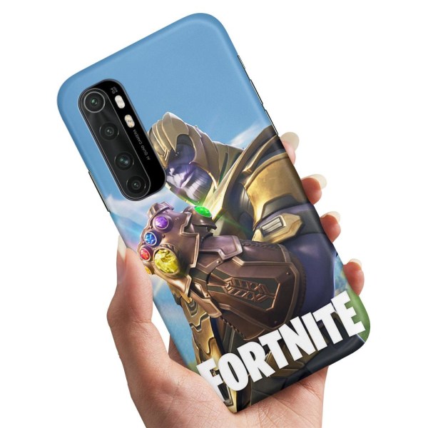 Xiaomi Mi Note 10 Lite - Kuoret/Suojakuori Fortnite