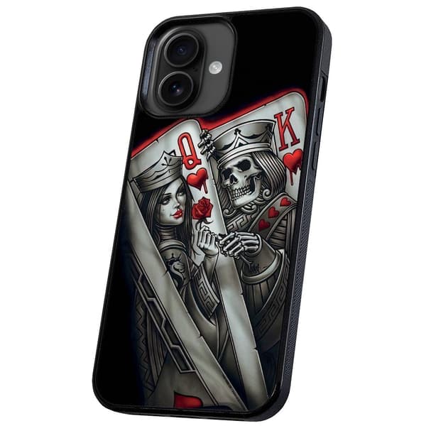 iPhone 17 - Deksel/Mobildeksel King Queen Kortstokk