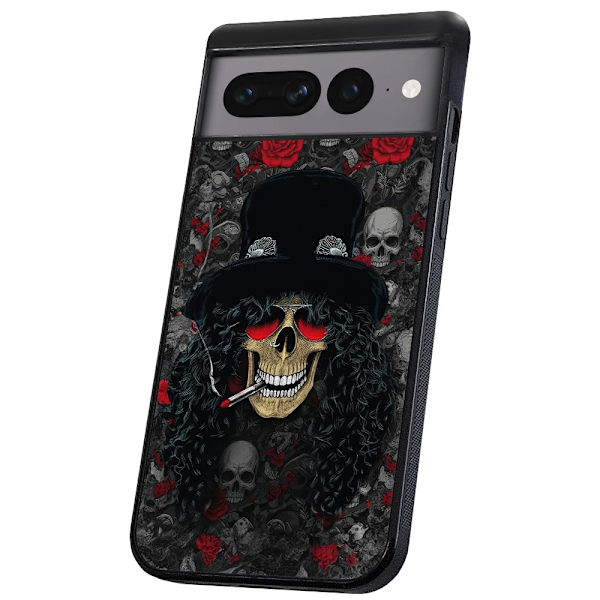 Google Pixel 8A - Deksel/Mobildeksel Slash Skull