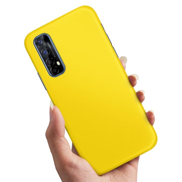 Deksel / Mobildeksel til Realme 7 - Gul Yellow