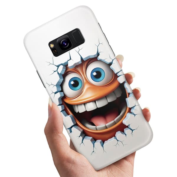 Deksel / Mobildeksel til Samsung Galaxy S8 - Emoji
