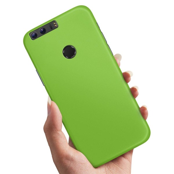 Huawei Honor 8 - Cover/Mobilcover Limegrøn Lime green