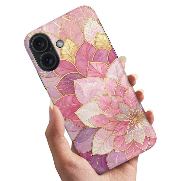 Deksel / Mobildeksel til iPhone 16 Plus - Flower