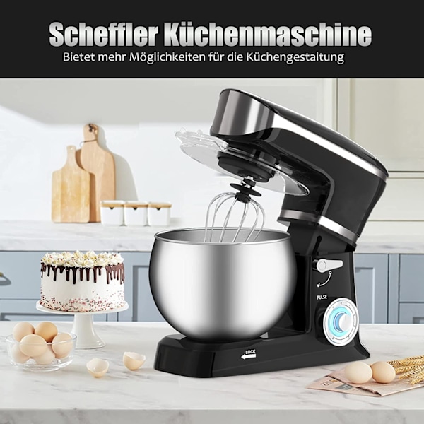 Köksassistent / Köksmaskin / Mixer - 1900W Silver