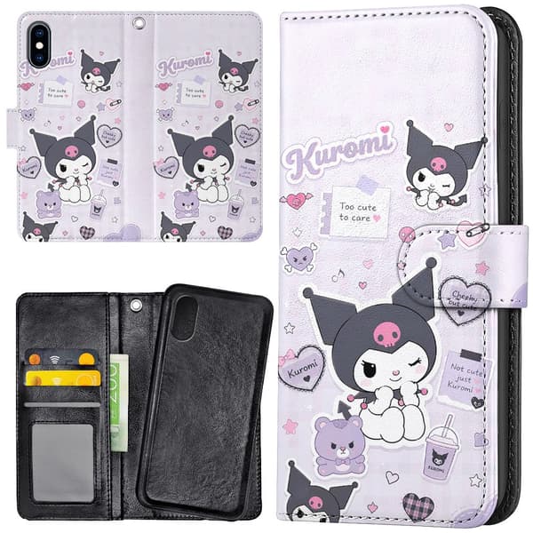 iPhone XR - Lompakkokotelo/Kuoret Kuromi Kitty