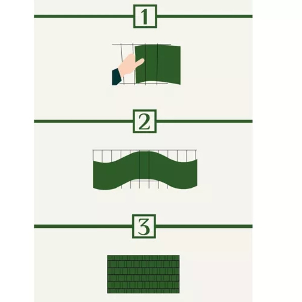 Insynsskydd till Balkong / Staket - Tejp / Remsa - Staketband Green