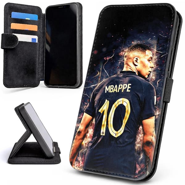Lompakkokotelo / Kuoret iPhone 13 - Mbappe