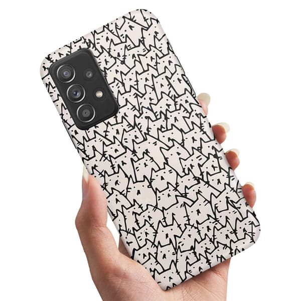 Skal / Mobilskal till Samsung Galaxy A53 5G - Kattgrupp multifärg