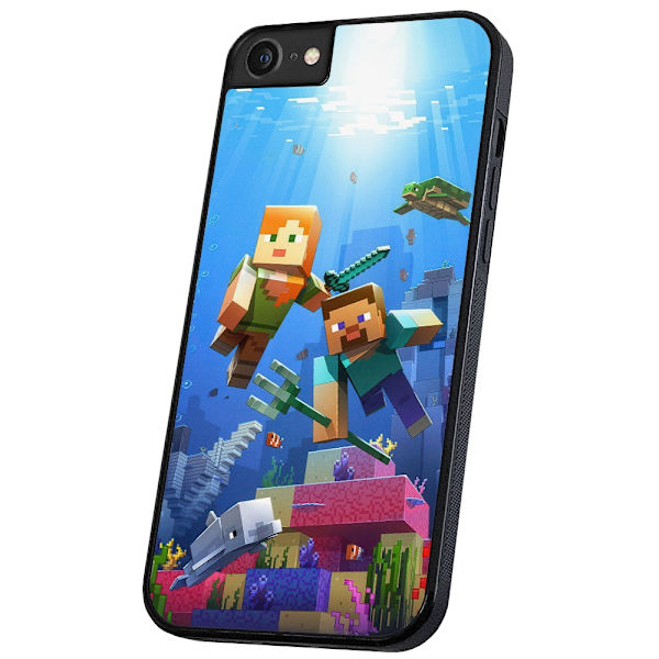 iPhone 16e/17e - Deksel/Mobildeksel Minecraft