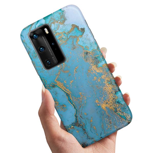 Huawei P40 - Skal/Mobilskal Marmor multifärg