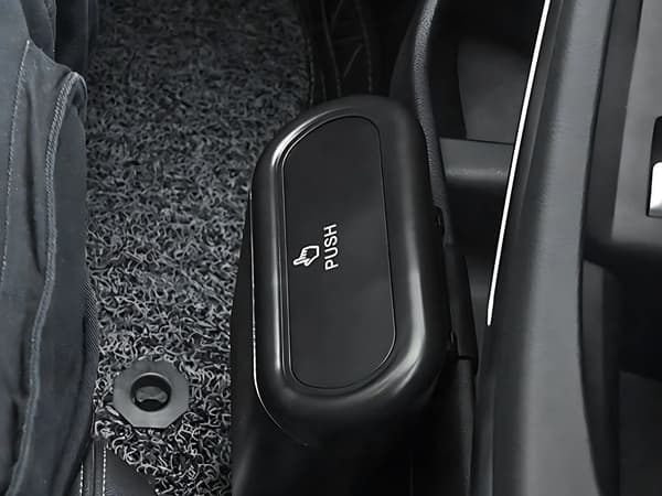 Bilpapperskorg mini - Dörrhängd med fällbart lock