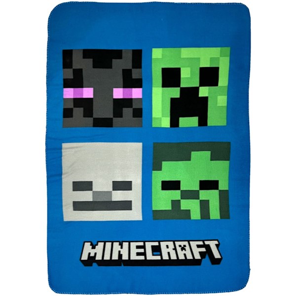 Bäddset med Minecraft Steve och Alex samt polarbäddtäcke