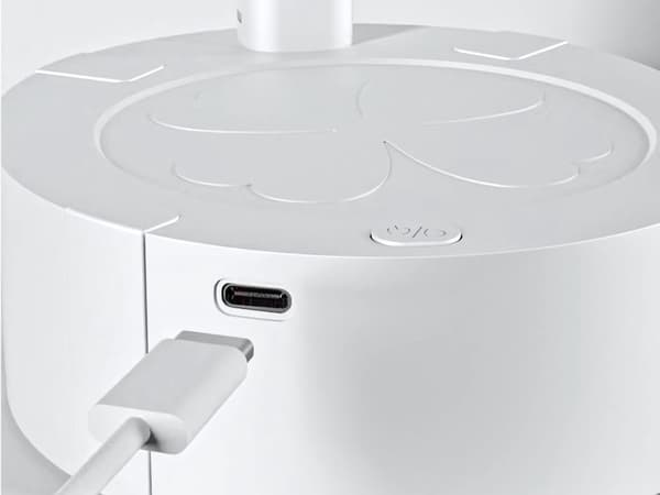 Vattenpump dispenser USB flaska White
