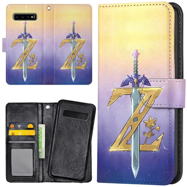 Samsung Galaxy S10 Plus - Mobilcover/Etui Cover Zelda