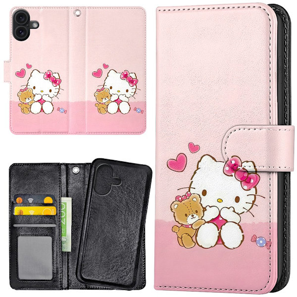 iPhone 17 - Plånboksfodral/Skal Kitty