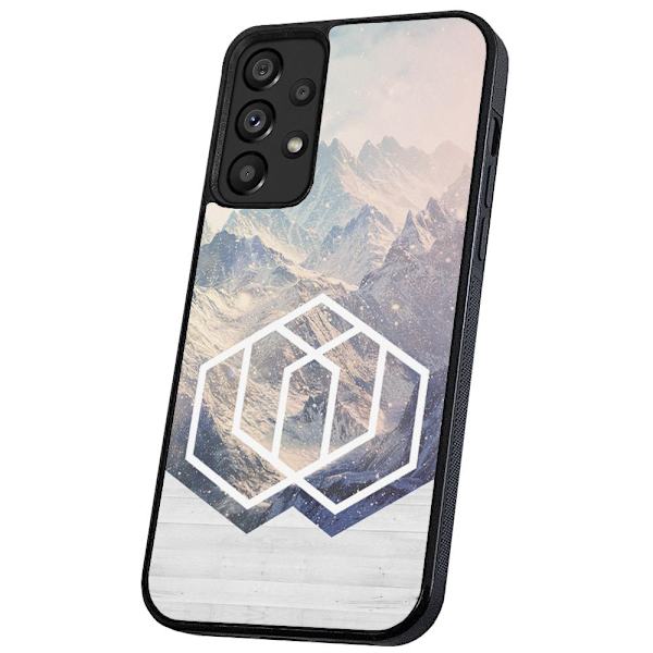 Samsung Galaxy A33 5G - Skal/Mobilskal Konst Berg multifärg