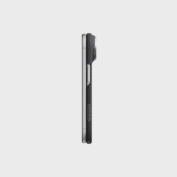 Pitaka Edge MagSafe Bak Fodral iPhone Duo Svart/Grå