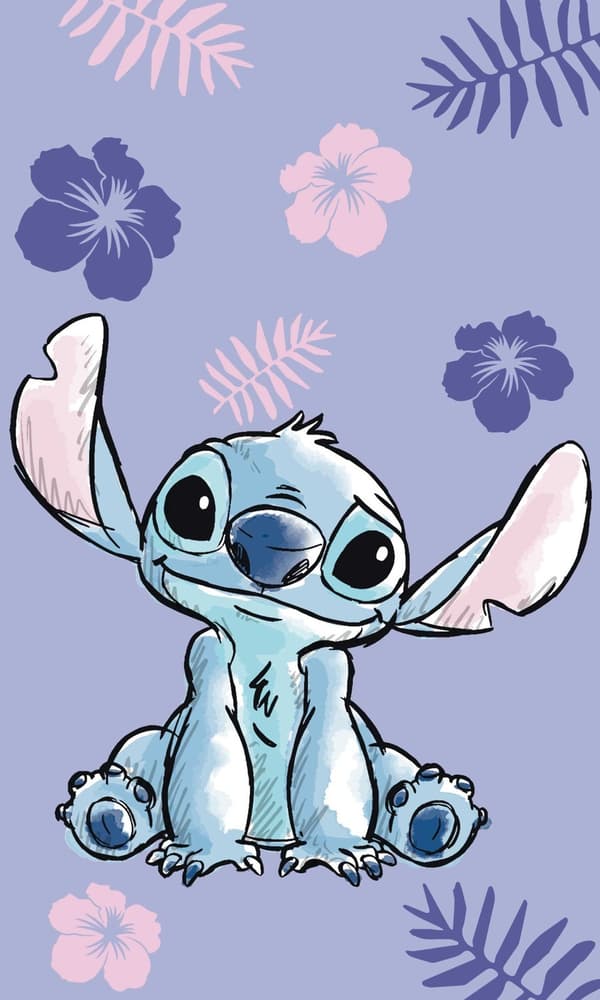Disney Lilo & Stitch Handduk - 30x50 cm