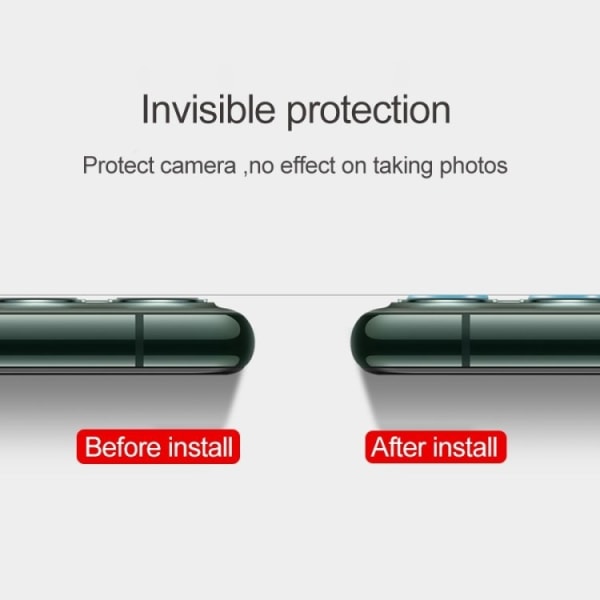 2st iPhone 12 Pro - Skärmskydd Kamera - Härdat Glas Transparent