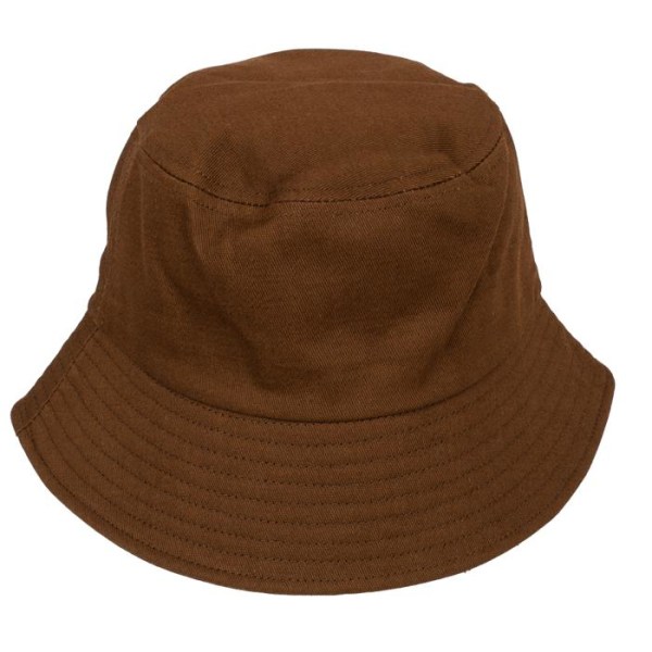 Fiskehat / Bucket Hat - Vælg farve Light brown