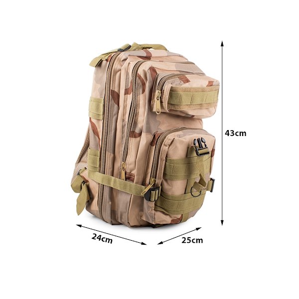 Militärväska / Ryggsäck - 30L Beige