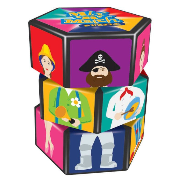 Mixa & Matcha Pussel för Barn - Leksak multifärg