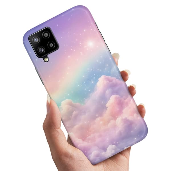Deksel / Mobildeksel til Samsung Galaxy A42 5G - Rainbow Clouds
